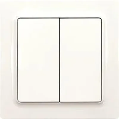 Obrázok produktu pre ELTAKO rádio tlačidlové polárne biele glz 55x55mm
