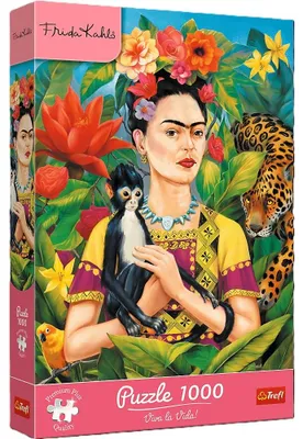 Produktbild von TREFL Puzzle Premium Plus Portrait von Frida Kahlo 1000 dlks