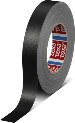 Produktbild von Tesa Gewebeklebeband 4688 Länge 50m Breite 25mm schwarz PE-beschichtet - 04688-00005-00