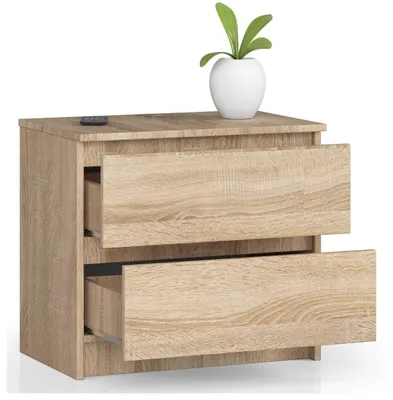 Zdjęcie produktu dla AKORD Furniture Factory OP0LK-6DAB001, Dąb, 2 szuf., Matowy, 16 mm, 51 cm, 400 mm