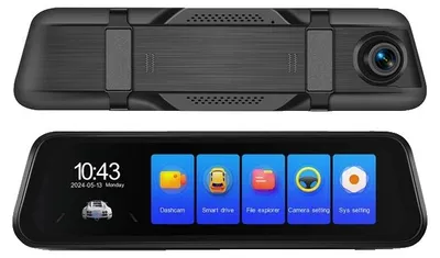 Obrázok produktu pre Autokamera s duálnym objektívom, záznam videa v rozlíšení 4K, s 64G pamäťovou kartou