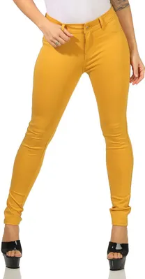 Obrázok produktu pre Dámske džegínsy Hipstery Horčicová XL/42