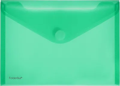 Produktbild von FSY Sichttasche A5quer, trans grün, 1 Stück