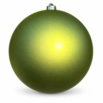 Produktbild von Große Weihnachtskugeln für den Außenbereich – grün matt Ø 20 cm aus frostsicherem Kunststoff – Christbaumkugel aus Kunststoff für Außen