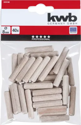 Immagine prodotto di Tassello di legno 8 mm 40 pezzi - Kwb