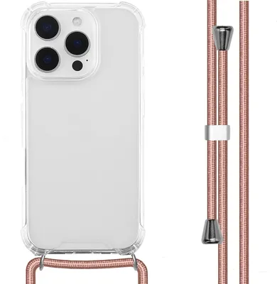 Immagine prodotto di imoshion Cover posteriore con cinturino iPhone 16 Pro Max - Oro rosa