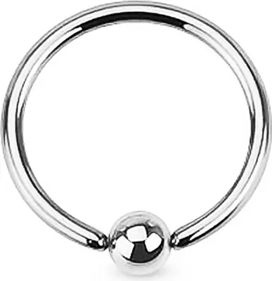Produktbild von Klemmring BCR Septum Piercing Captive Ring Lippe Ohr Augenbrauen Nase Brustwarze 1,2 mm 12 mm