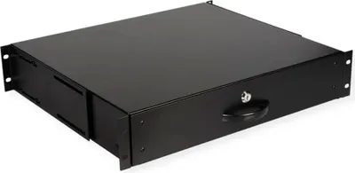Immagine prodotto di ROLINE 19 Zoll Tastatureinschub 2 HE 400 T abschließbar schwarz (26.21.0269)