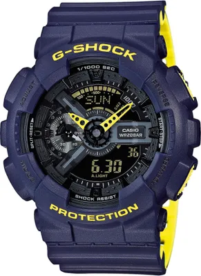 Produktbild von Casio G-Shock Uhr GA-110LN-2AER blau gelb