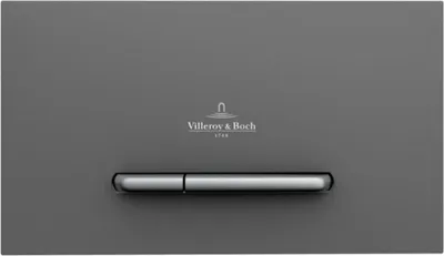 Immagine prodotto di Villeroy & Boch ViConnect plaque de déclenchement pour WC, chasse d'eau à 2 quantités, 260x150x66mm, 922169D8, 922169D8