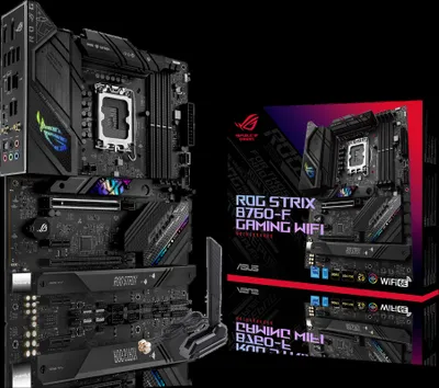 Produktbild von Asus Rog Strix B760-F ATX Mainboard für Intel LGA 1700 Prozessoren mit Gaming Wifi