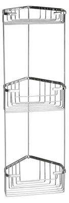 Produktbild von Gedy SMART Eckregal 3-Fach, 200x590x150 mm, Chrom