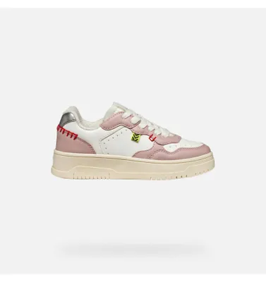 Produktbild von Geox Weiße Mädchen-Sneaker von Lestrella 39