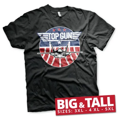 Produktbild von Top Gun T-Shirt Herren Maverick - Tomcat schwarz 5XL