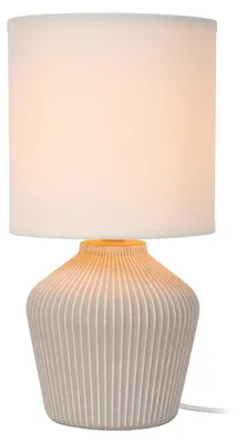 Image de Lucide FILIZ - Lampe de table - Ø 16 cm - 1xE14 - Crème