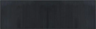 Zdjęcie produktu dla vidaXL Dywan prostokątny czarny 60x200 cm bambusowy