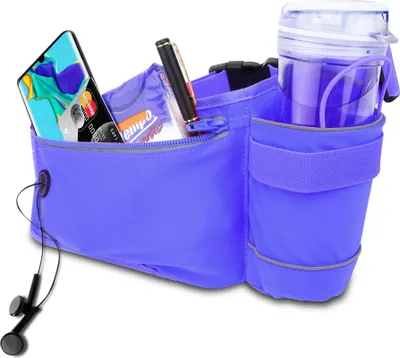 Produktbild von Cadorabo Bauchtasche für Handys in Blau Längenverstellbar Hüfttasche Gürteltasche Handytasche