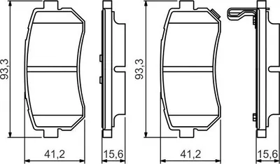 Zdjęcie produktu dla Klocki Ham. Hyundai T. I20 1,1-1,4 Crdi 12-14