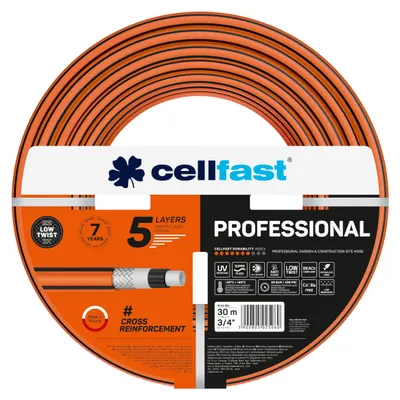Productafbeelding van Cellfast Professionele tuinslang, diameter 3/4 inch, lengte 30 meter, 5-laags
