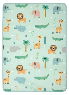 Produktbild von Baby Wickelauflage 50X70 Wasserfest Waschbar - Kleinkinder geborene Wickeluntelage Wiederverwendbar Abwaschbar - Inkontinenzunterlage Bettunterlage Tragbar Changing Mat (Grün)