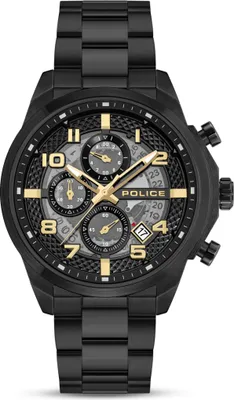 Produktbild von POLICE Herrenuhr Quarzuhr schwarz onesize Herren 44 x 50 PEWGK0053902