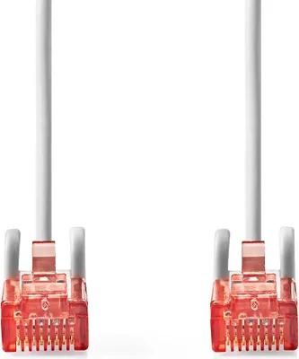 Immagine prodotto di Cavo di rete CAT6 | RJ45 maschio | RJ45 maschio | U/UTP | 3,00 m | Rotondo | PVC | Grigio | Etichetta