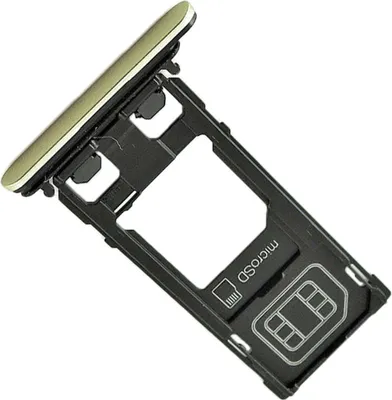 Produktbild von Sony Xperia X Performance (F8131) Single SIM Kartenhalter und Micro-SD Card Fach, Original Ersatzteil, Lindgrün