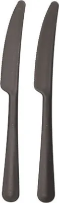 Obrázok produktu pre PAPSTAR 96524 PAPSTAR Mehrweg-Messer, Kunststoff schwarz, 10 St.