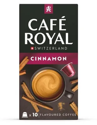 Produktbild von Café Royal Cinnamon Kaffeekapseln 10 Stück, 50g – Nespresso® kompatibel