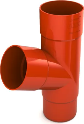 Zdjęcie produktu dla BRYZA Odgałęzienie rury z tworzywa sztucznego Ø 90 mm, czarne RAL 9005