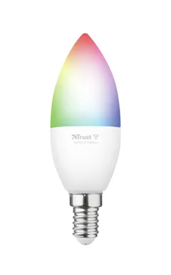 Produktbild von Trust 71280, Intelligentes Leuchtmittel, WLAN, Weiß, LED, E14, Kerze
