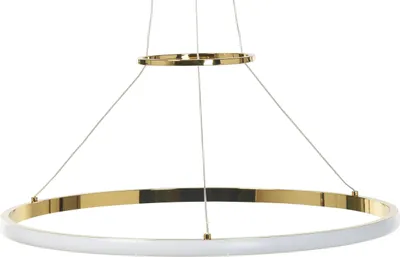 Obrázok produktu pre BELIANI Závesné svietidlo LED zlaté kovové priemer 50 cm závesné svetlo do jedálne do spálne do obývačky