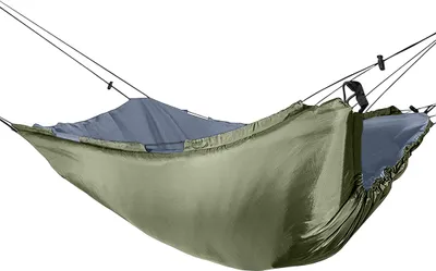 Produktbild von NEO TOOLS 2in1 Hängematten-Unterdecke und Campingdecke - Wasserabweisend, 0-10°C, Tragfähigkeit Nylon Garten Strand Doppelhängematte