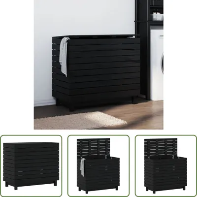 Zdjęcie produktu dla The Living Store Komoda na pranie 88,5x44x76 cm lite drewno sosnowe