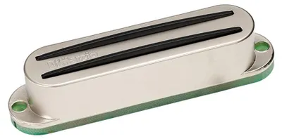 Produktbild von DiMarzio Mirage Hals-Tonabnehmer mit Satin-Nickel-Abdeckung | Schwarze Polstücke