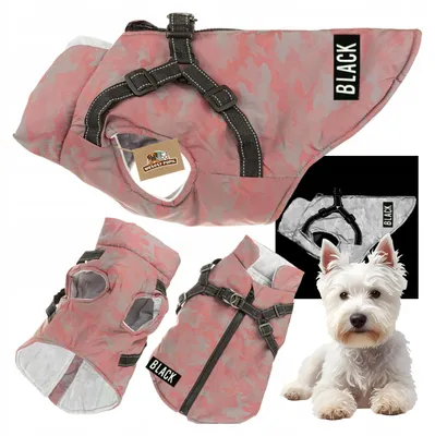 Produktbild von Wesoły Pupil Reflektierende Hundejacke mit Geschirr XL warm