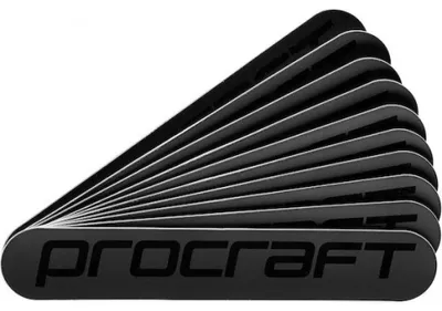 Image de Bande de finition Procraft Advanced, 25 x 150 mm, noire - gaine de guidon durable.