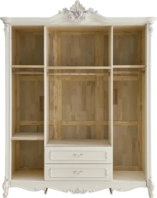 Produktbild von Kleiderschrank Schlafzimmer Echtholz Schrank Antik Stil Barock Rokoko Schränke