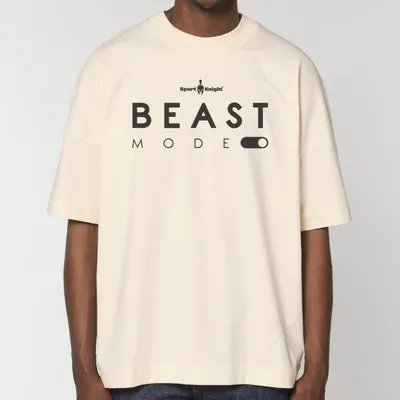 Produktbild von Sport-Knight® Herren Oversize T-Shirt "Beast Mode On"