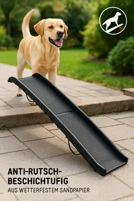 Produktbild von Klappbare Auto Hunderampe PRO Hundetreppe Einstiegshilfe Hunde Rampe Autorampe