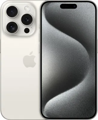 Produktbild von Apple iPhone 15 Pro , 15,5 cm (6.1"), 2556 x 1179 Pixel, 256 GB, 48 MP, iOS 17, Titan, Weiß