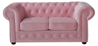 Produktbild von Chesterfield Sofa Couch Polster Stoff Leder Couchen  Polster Garnitur 4 Sitzers