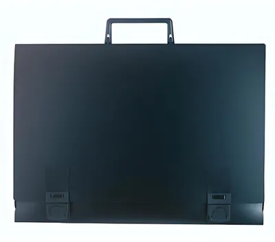 Zdjęcie produktu dla Exacompta 59200E Teczka rysunkowa z rączką 1,2mm grzbiet 50mm czarna 38x53cm