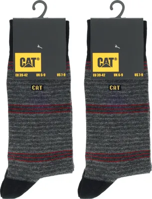 Immagine prodotto di Caterpillar 4 paia di calze fantasia uomo - multicolore nero - 43-46