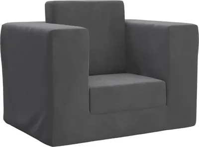 Produktbild von Schlafsofa für Kinder Anthrazit Weicher Plüsch