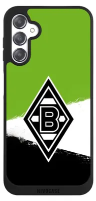 Produktbild von NIVOCASE Handyhülle für Samsung Galaxy A14 5G Hülle NIVOpure Case Schwarz Borussia Mönchengladbach Offizielles Lizenzprodukt BMG