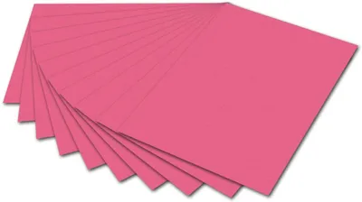Produktbild von folia 6129 - Fotokarton Altrosa, 50 x 70 cm, 300 g/qm, 10 Bogen - zum Basteln und kreativen Gestalten von Karten, Fensterbildern und für Scrapbooking