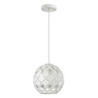 Zdjęcie produktu dla Lampa wisząca Paulela biała 1xE27x40W metal wym:92,5x20x20cm IP20 Italux