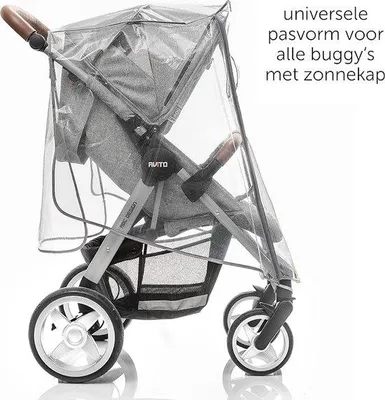 Produktbild von Famanu Regenschutz für Kinderwagen - Universell einsetzbar