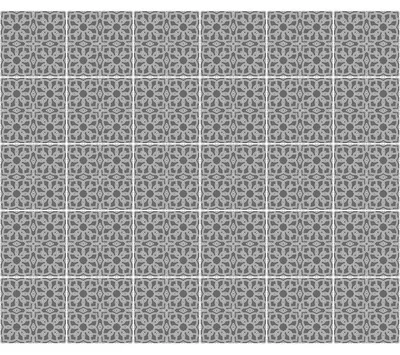 Zdjęcie produktu dla Samoprzylepne naklejki na płytki do kuchni i łazienki – 30 naklejek w stylu orientalnym (20 x 20 cm)